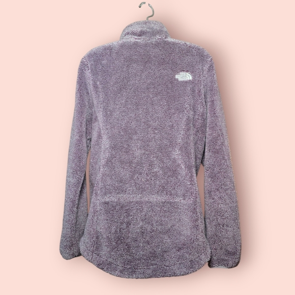 The North Face Women's Osito Full Zip Fleece Jacket Purple/Gray Soft Outdoor - Picture 2 of 3